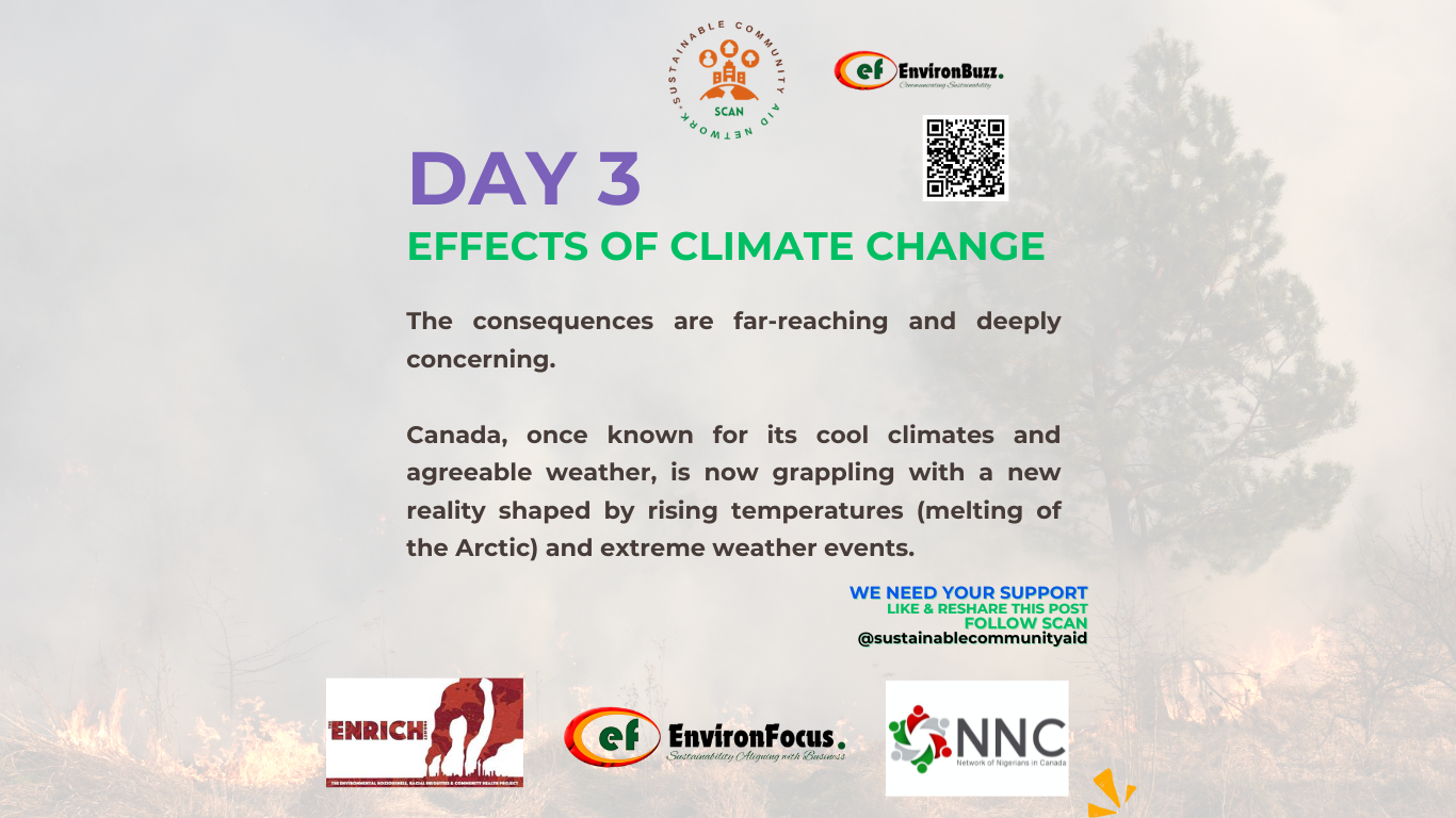 SCAN Climate Action Awareness Campaign | Day 3 -Effects of Climate ...